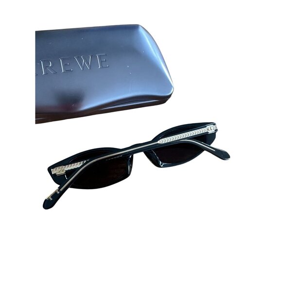 KREWE Fern Black Cateye Lenses Frames with Case - Picture 5 of 7